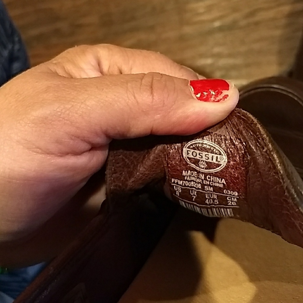 FINAL PRICE 🔥MEN'SAunthenticFossil shoes man dress shoes 👞 - Picture 2 of 8